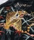 Lot No. TT15491-128 / Early 1950s Style Acetate Souvenir Jacket ��DRAGON HEAD�� �� ��ROARING TIGER��