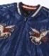 Lot No. TT15491-128 / Early 1950s Style Acetate Souvenir Jacket ��DRAGON HEAD�� �� ��ROARING TIGER��