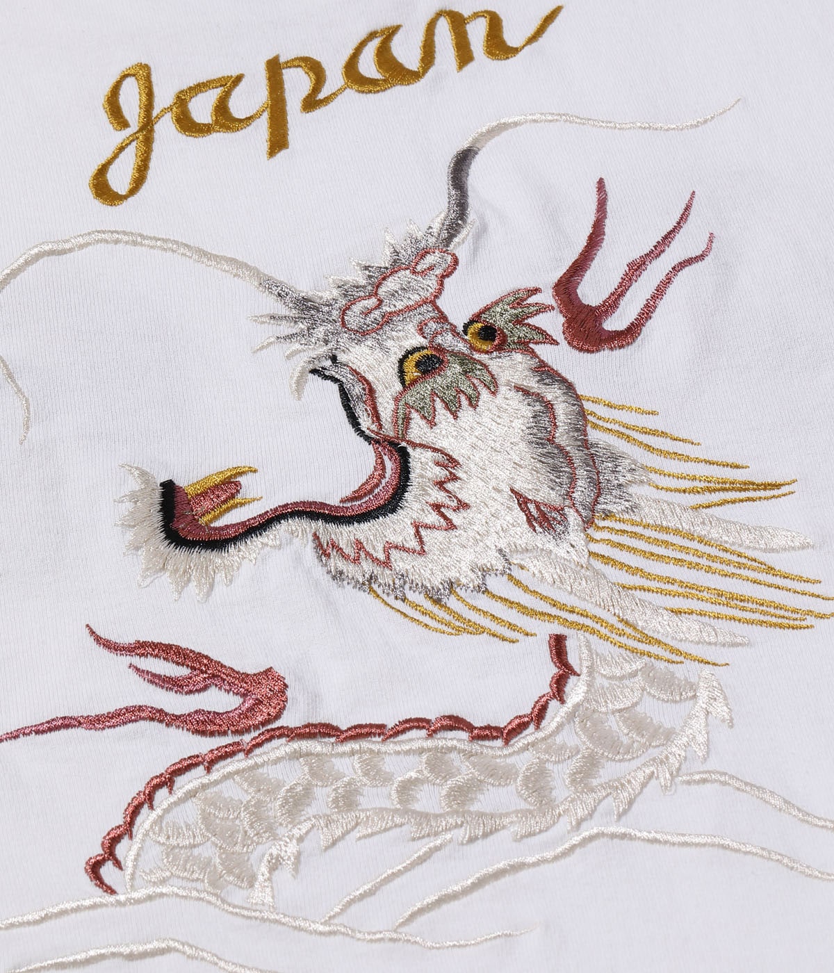 Lot No. TT79389 / SUKA T-SHIRT EMBROIDERED ��RISING DRAGON��