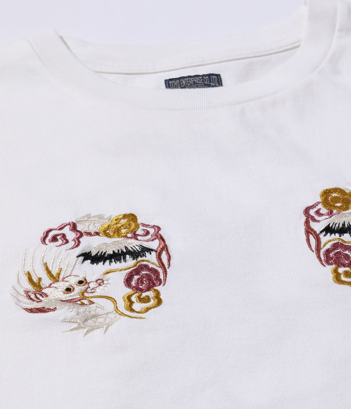 Lot No. TT79389 / SUKA T-SHIRT EMBROIDERED ��RISING DRAGON��