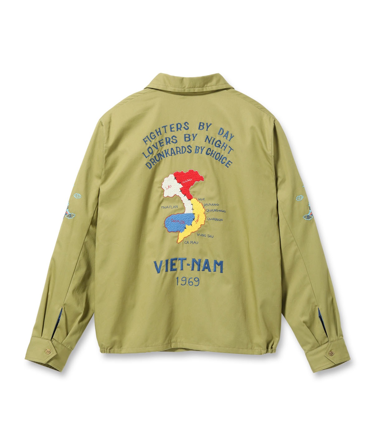 Lot No. TT15684 / Late 1960s Style Cotton Vietnam Jacket VIETNAM MAP