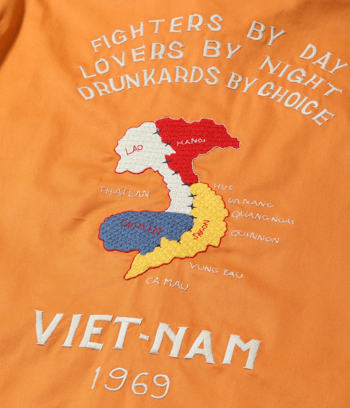Lot No. TT15684 / Late 1960s Style Cotton Vietnam Jacket VIETNAM MAP