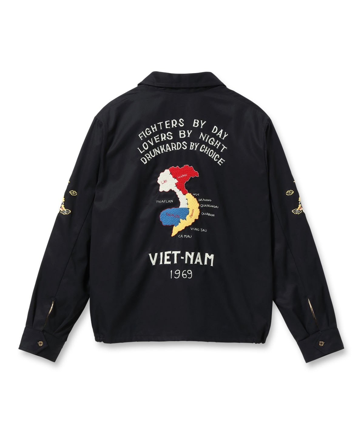 Lot No. TT15684 / Late 1960s Style Cotton Vietnam Jacket VIETNAM MAP
