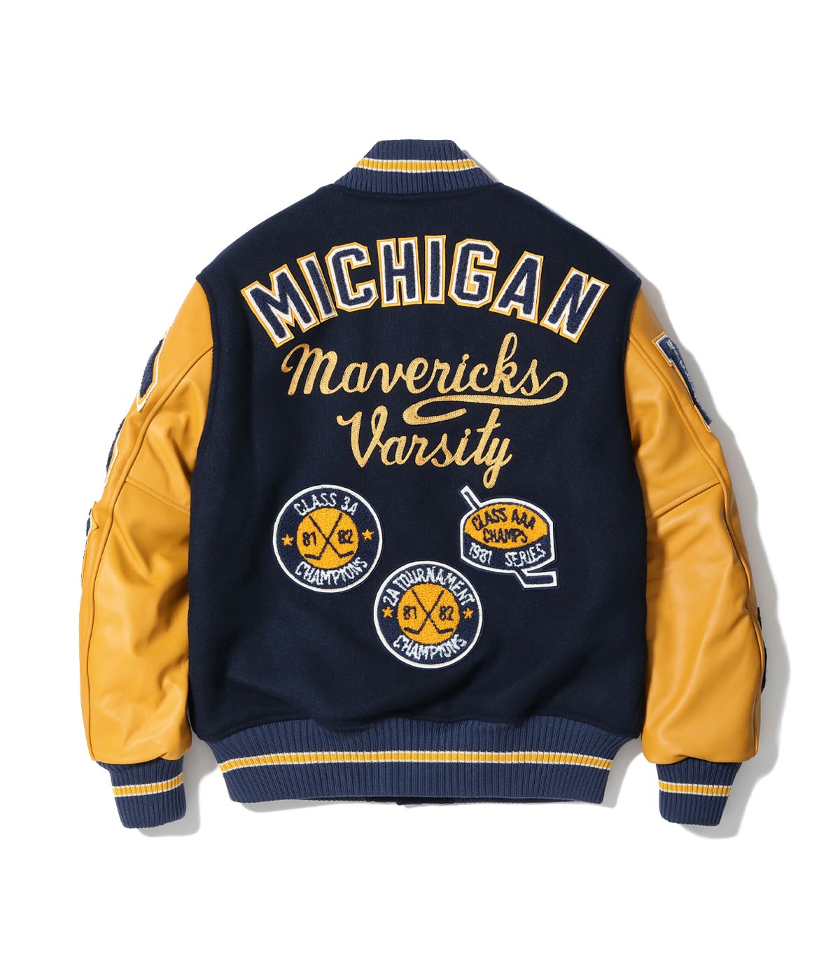 2025ǯ115 / Lot No. WV15782-228 / 30oz. WOOL MELTON AWARD JACKET MAVERICKS (DARK NAVY)