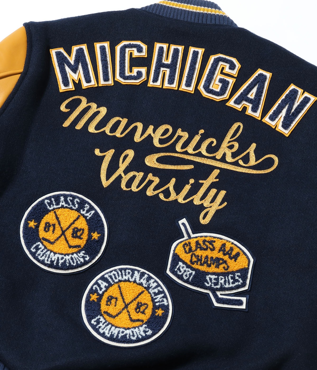 2025ǯ115 / Lot No. WV15782-228 / 30oz. WOOL MELTON AWARD JACKET MAVERICKS (DARK NAVY)