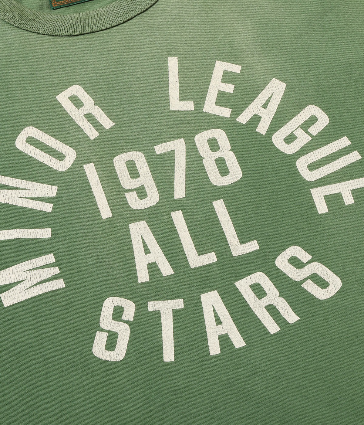 Lot No. MO79673 / MODUCT PRINT T-SHIRT AGING MODEL ��1978 MINER LEAGUE ALL STARS��