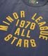 Lot No. MO79673 / MODUCT PRINT T-SHIRT AGING MODEL ��1978 MINER LEAGUE ALL STARS��