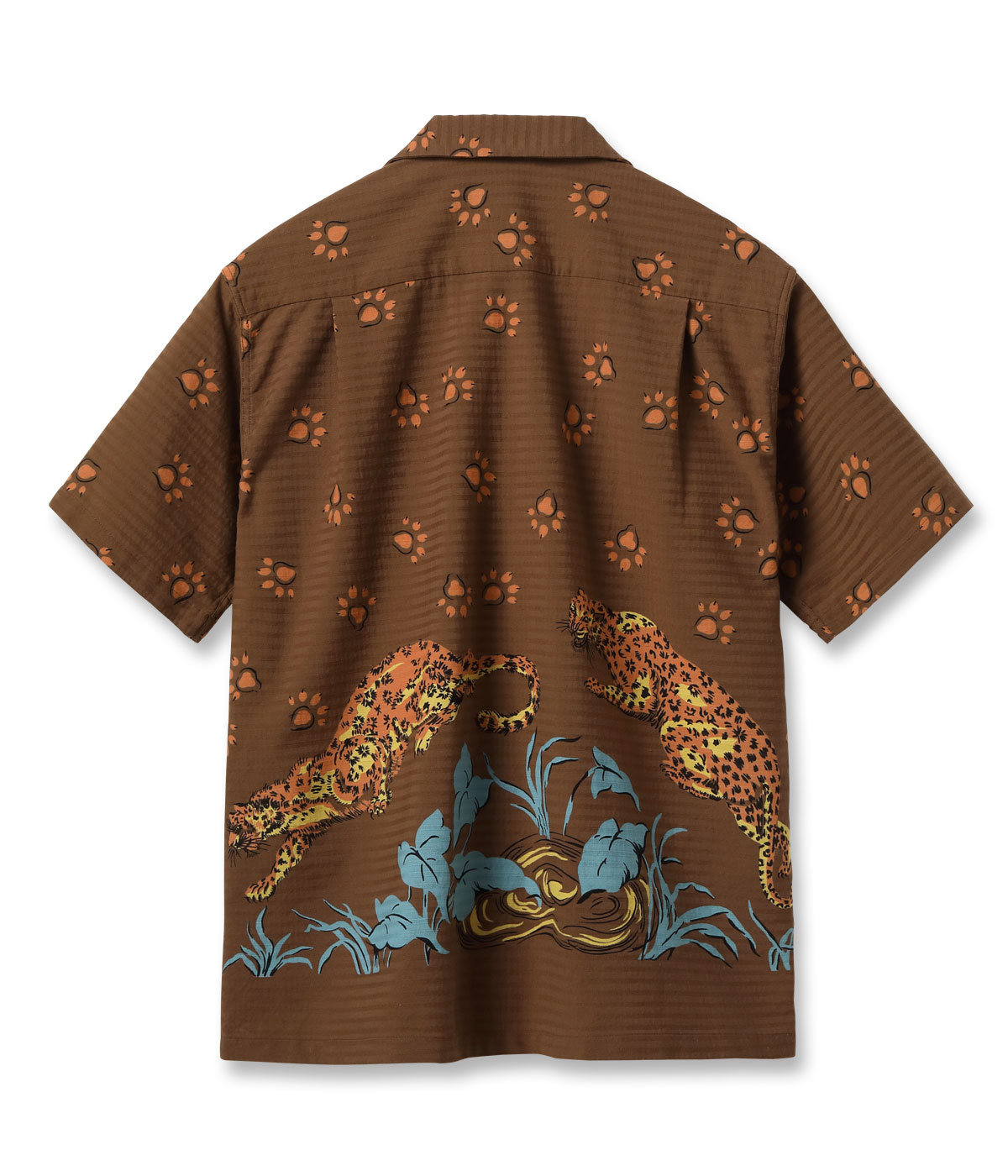 2026ǯ�ղ�����ͽ�� / Lot No. SH39720 / DOBBY COTTON OPEN SHIRT ��LEOPARD��