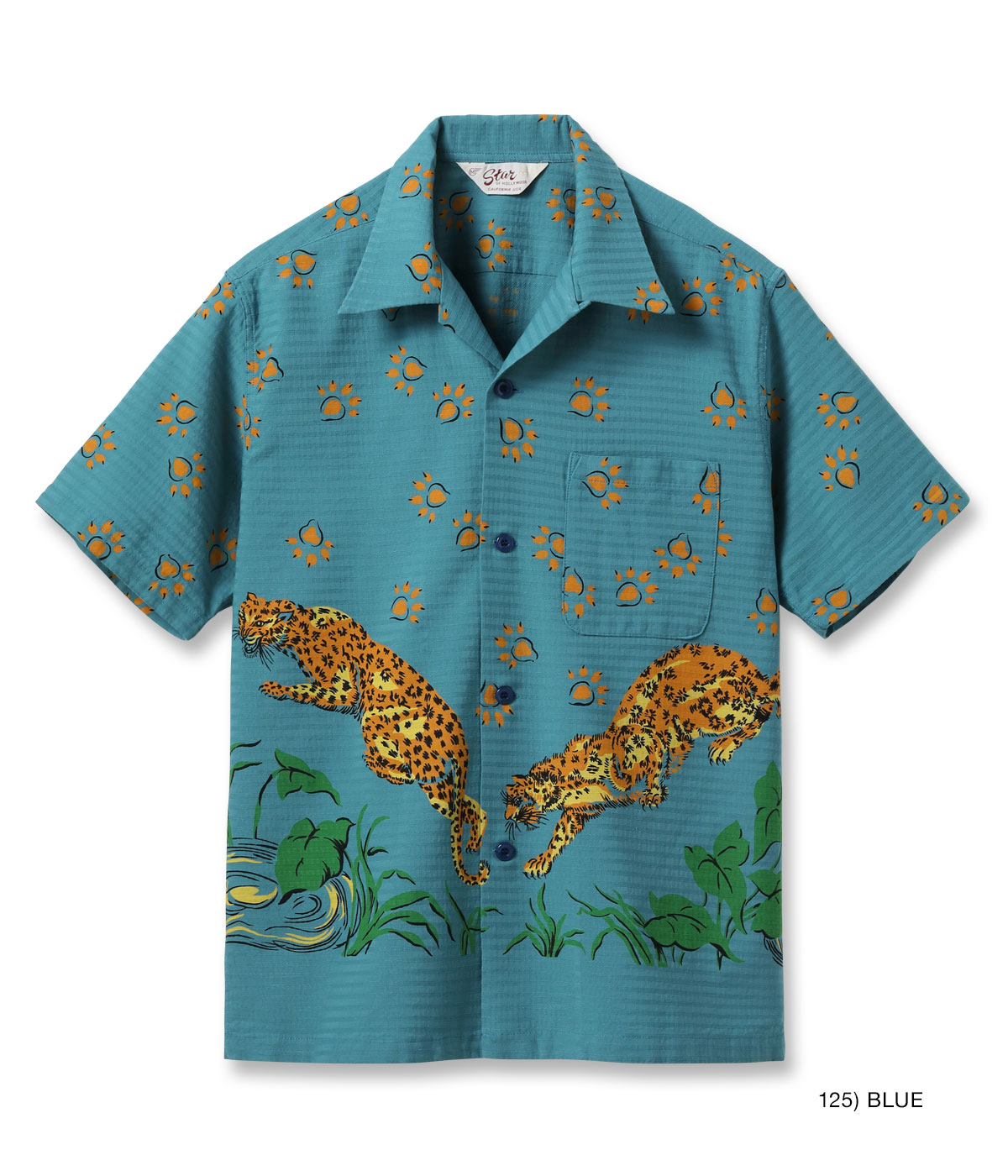 2026ǯ�ղ�����ͽ�� / Lot No. SH39720 / DOBBY COTTON OPEN SHIRT ��LEOPARD��