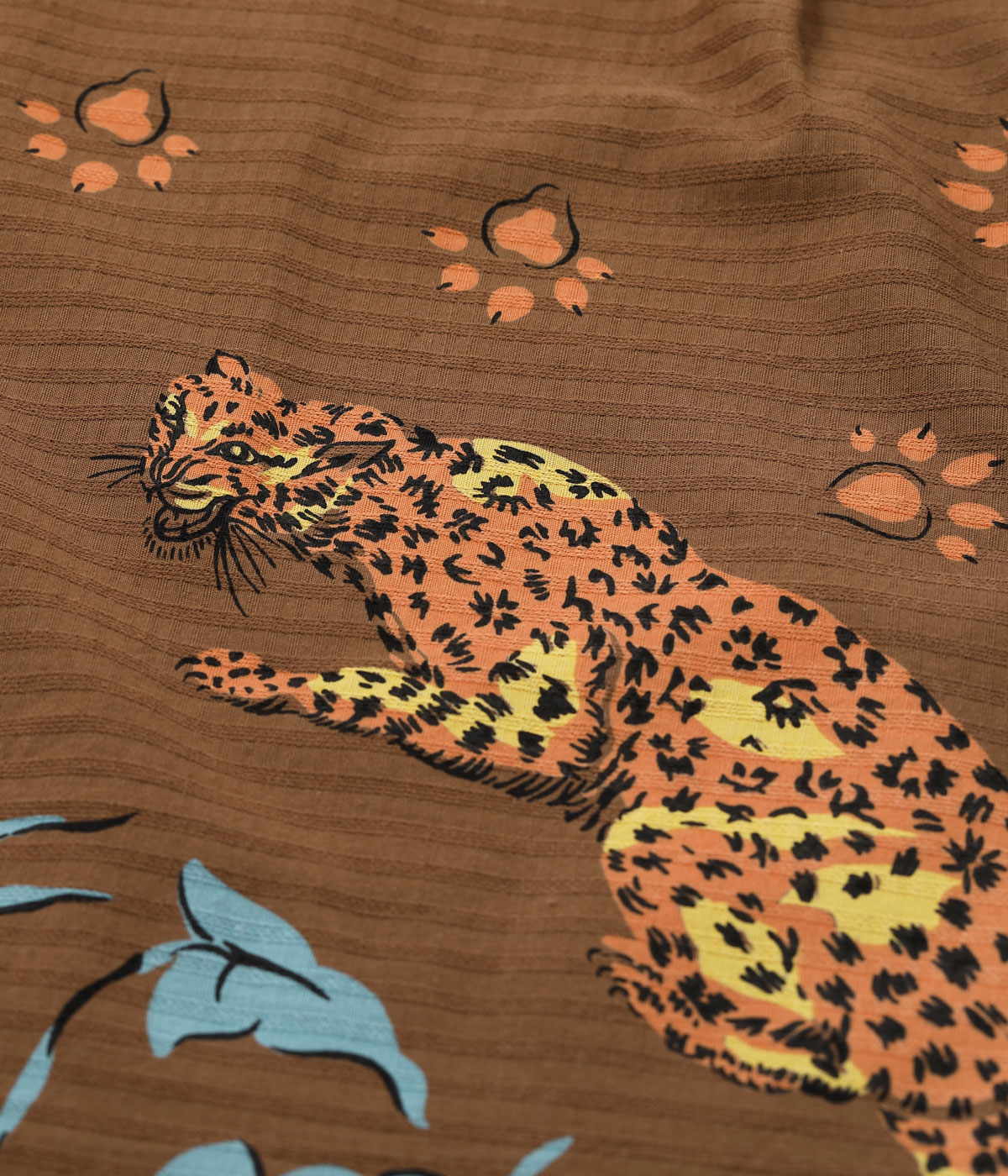 2026ǯ�ղ�����ͽ�� / Lot No. SH39720 / DOBBY COTTON OPEN SHIRT ��LEOPARD��