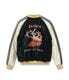 Lot No. TT15973-119 / Late 1950s Style Acetate Quilted Souvenir Jacket ��MOOSE�� �� ��ALASKAN EAGLE��
