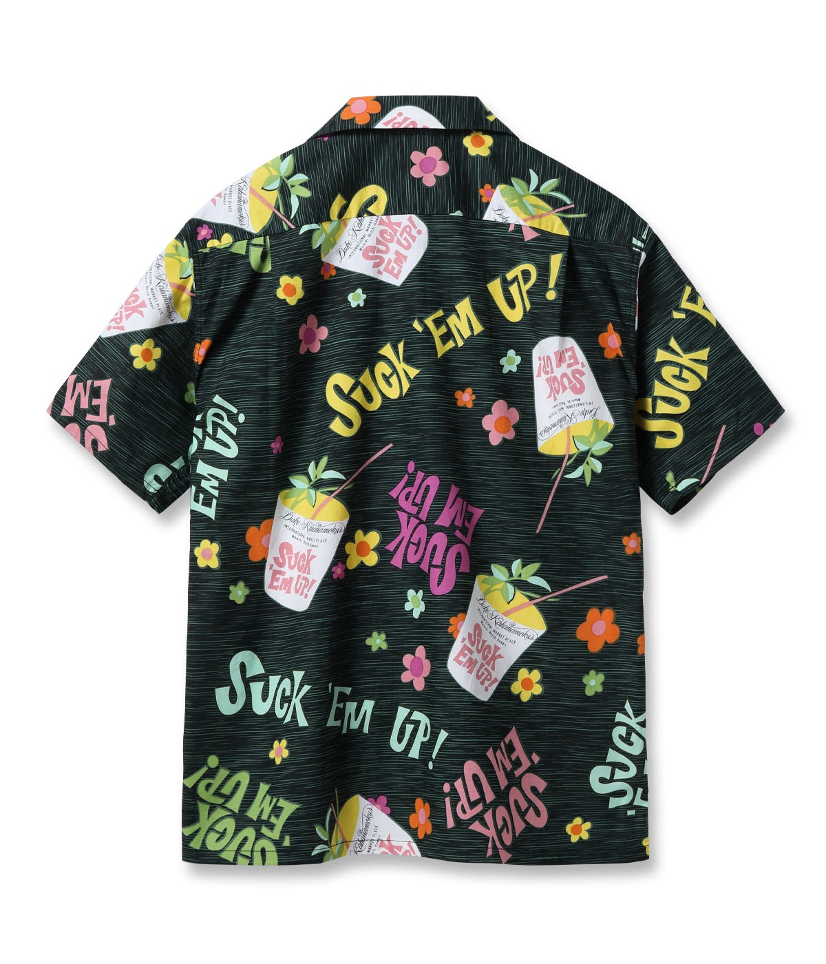 Lot No. DK39640 / DUKE KAHANAMOKU COTTON HAWAIIAN SHIRT ��SUCK EM UP!��
