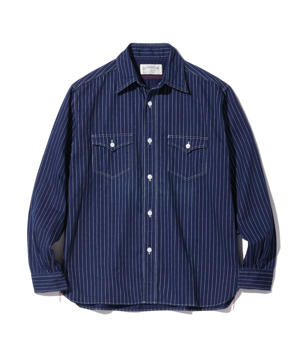 Lot No. SC29164 / FICTION ROMANCE 8.5oz. WABASH STRIPE WORK SHIRT