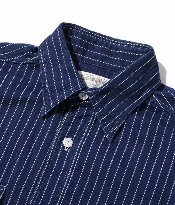 Lot No. SC29164 / FICTION ROMANCE 8.5oz. WABASH STRIPE WORK SHIRT