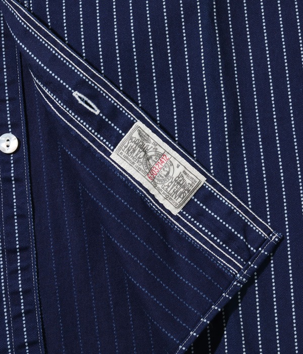 Lot No. SC29164 / FICTION ROMANCE 8.5oz. WABASH STRIPE WORK SHIRT