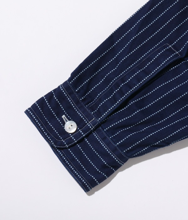 Lot No. SC29164 / FICTION ROMANCE 8.5oz. WABASH STRIPE WORK SHIRT