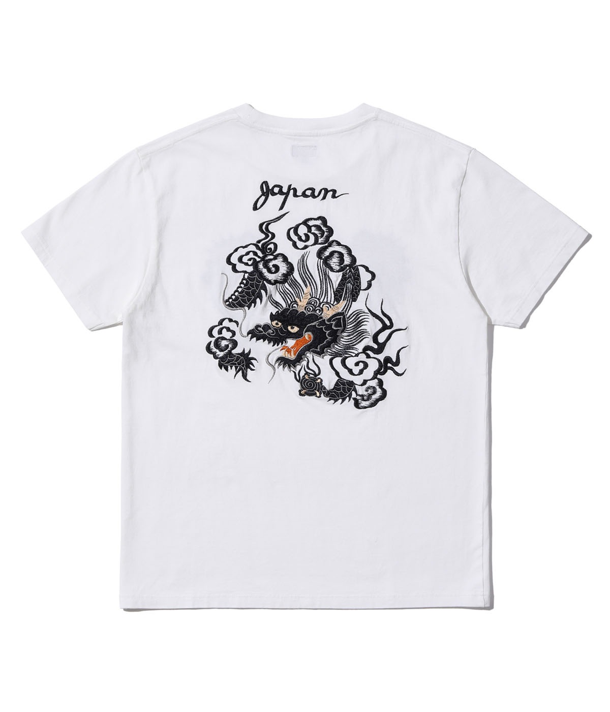Lot No. TT79389 / SUKA T-SHIRT EMBROIDERED RISING DRAGON
