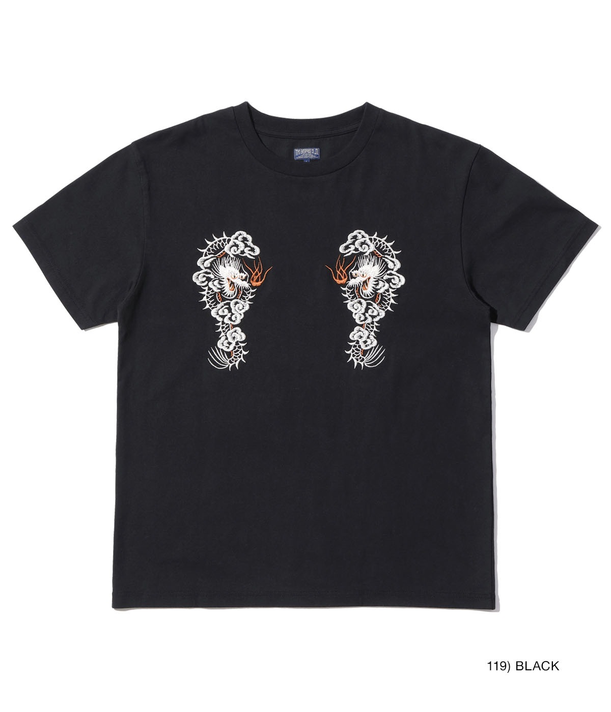 Lot No. TT79389 / SUKA T-SHIRT EMBROIDERED RISING DRAGON