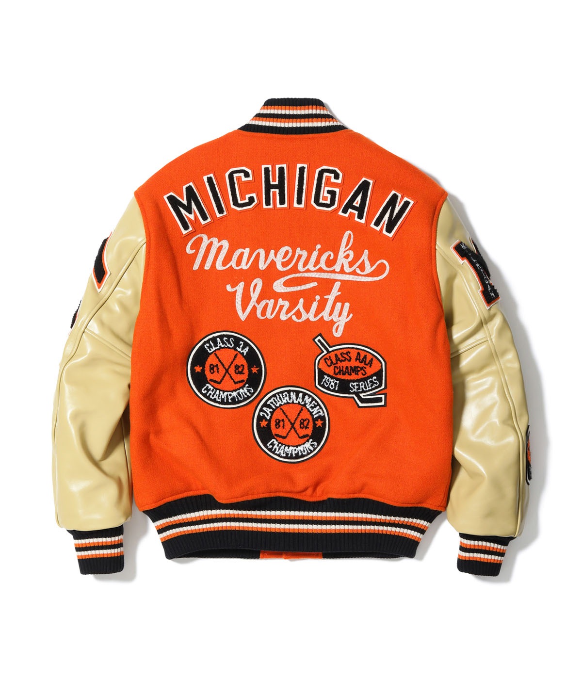 2025ǯ115 / Lot No. WV15782-159 / 30oz. WOOL MELTON AWARD JACKET MAVERICKS (ORANGE)