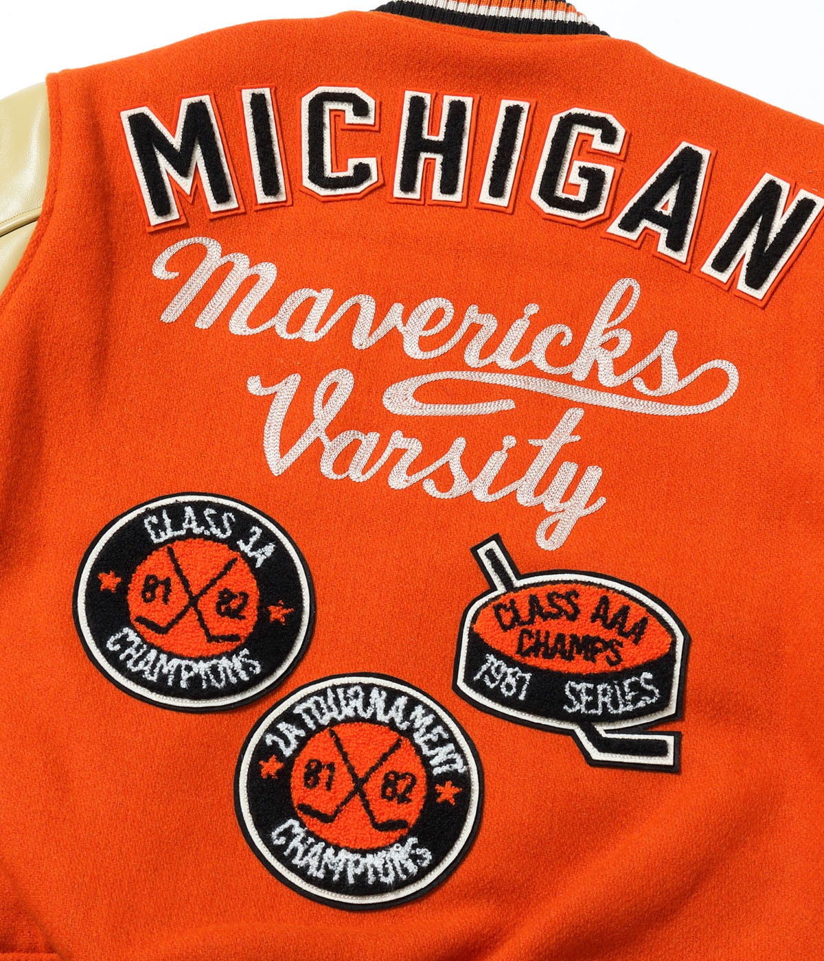 2025ǯ115 / Lot No. WV15782-159 / 30oz. WOOL MELTON AWARD JACKET MAVERICKS (ORANGE)