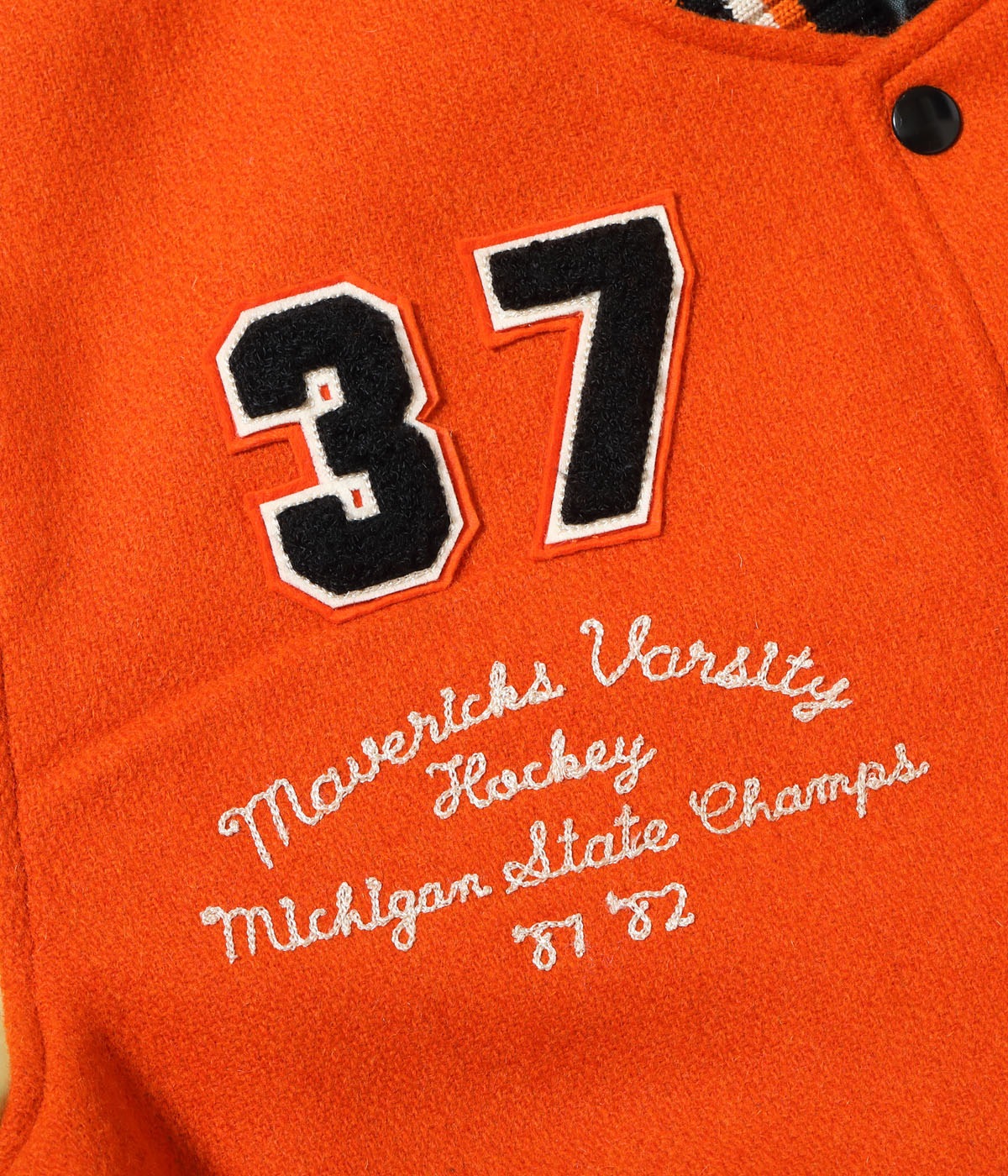 2025ǯ115 / Lot No. WV15782-159 / 30oz. WOOL MELTON AWARD JACKET MAVERICKS (ORANGE)