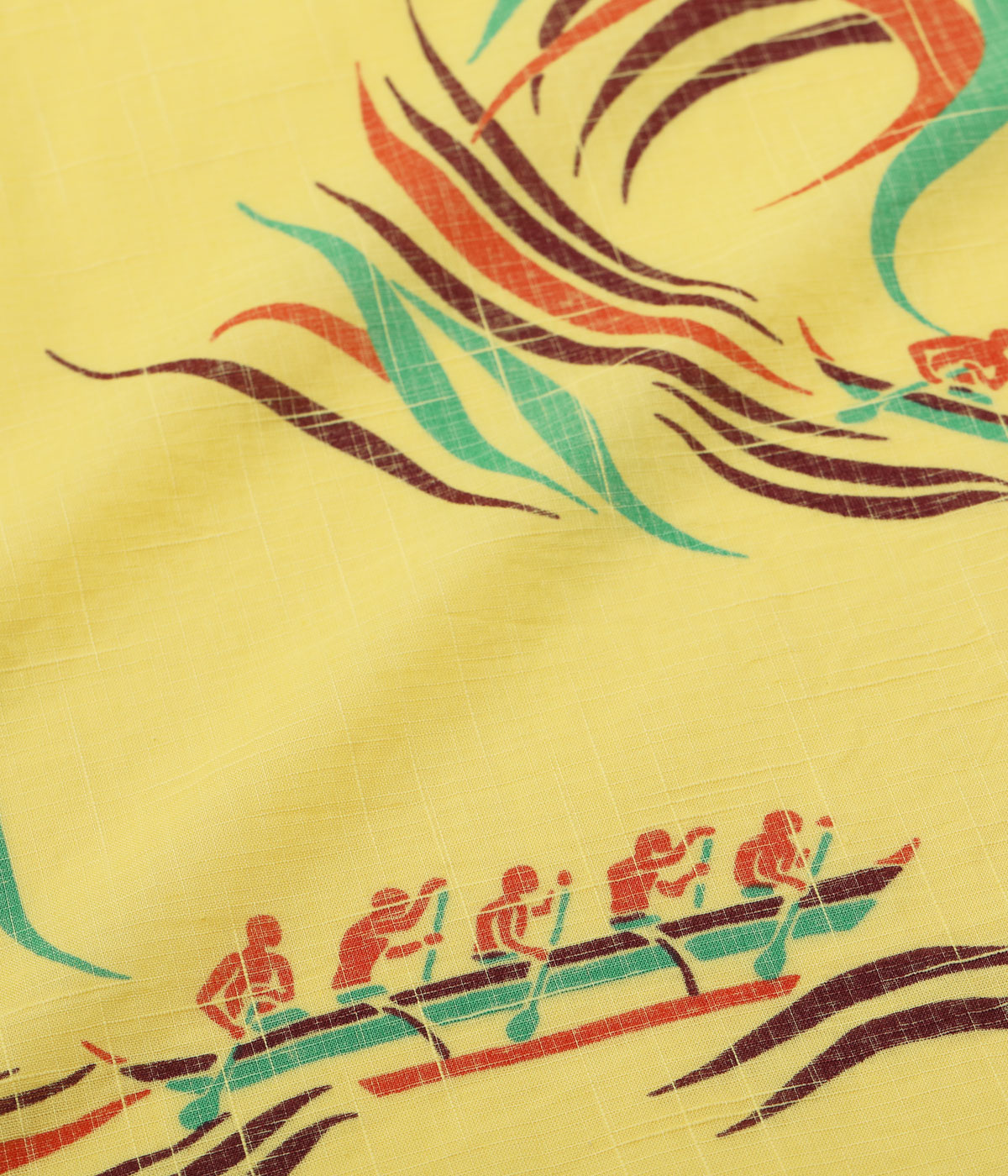 Lot No. SS39695 / COTTON LINEN SLUBYARN HAWAIIAN SHIRT ��HAWAIIAN PADDLE��