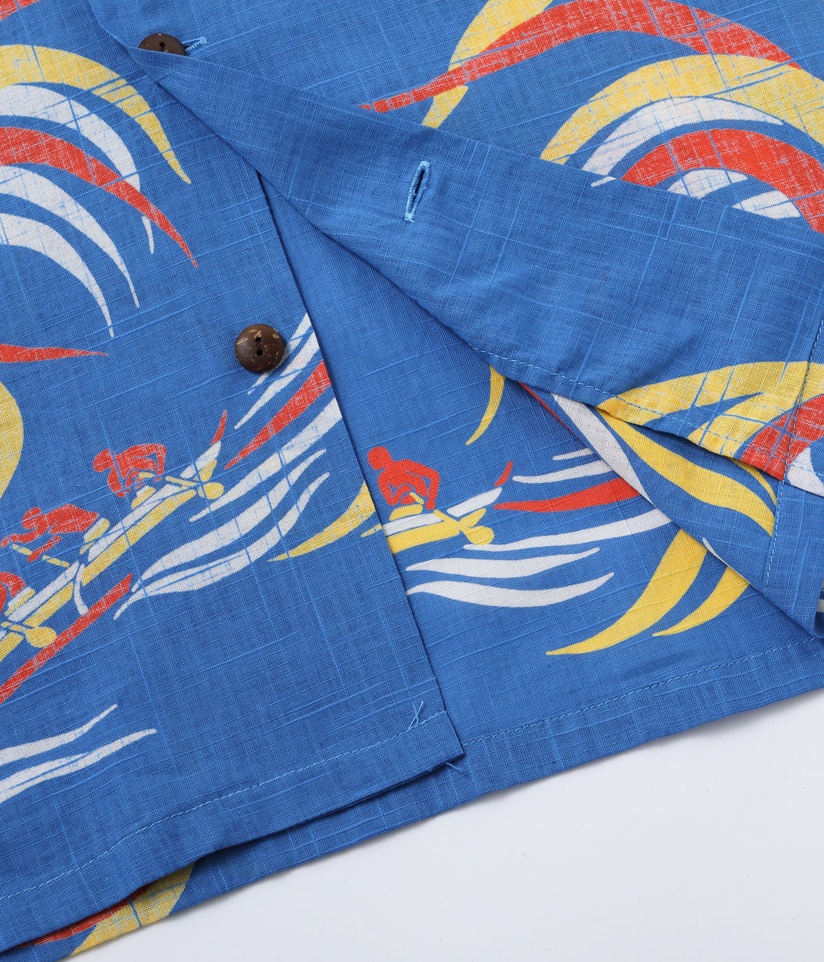 Lot No. SS39695 / COTTON LINEN SLUBYARN HAWAIIAN SHIRT ��HAWAIIAN PADDLE��