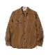 Lot No. SC28516 / FICTION ROMANCE 8.5oz. BROWN WABASH STRIPE WORK SHIRT (LONG SLEEVE)