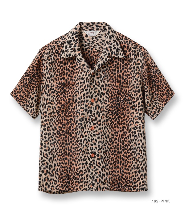 Lot No. SH39080 / HIGH DENSITY RAYON OPEN SHIRT ��LEOPARD��