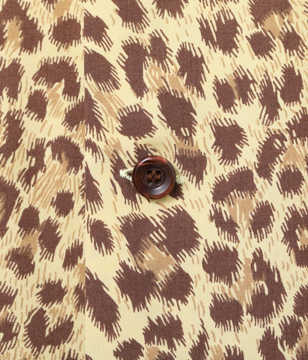 Lot No. SH39080 / HIGH DENSITY RAYON OPEN SHIRT ��LEOPARD��