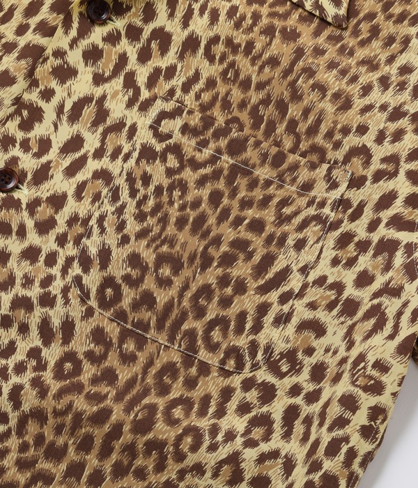 Lot No. SH39080 / HIGH DENSITY RAYON OPEN SHIRT ��LEOPARD��