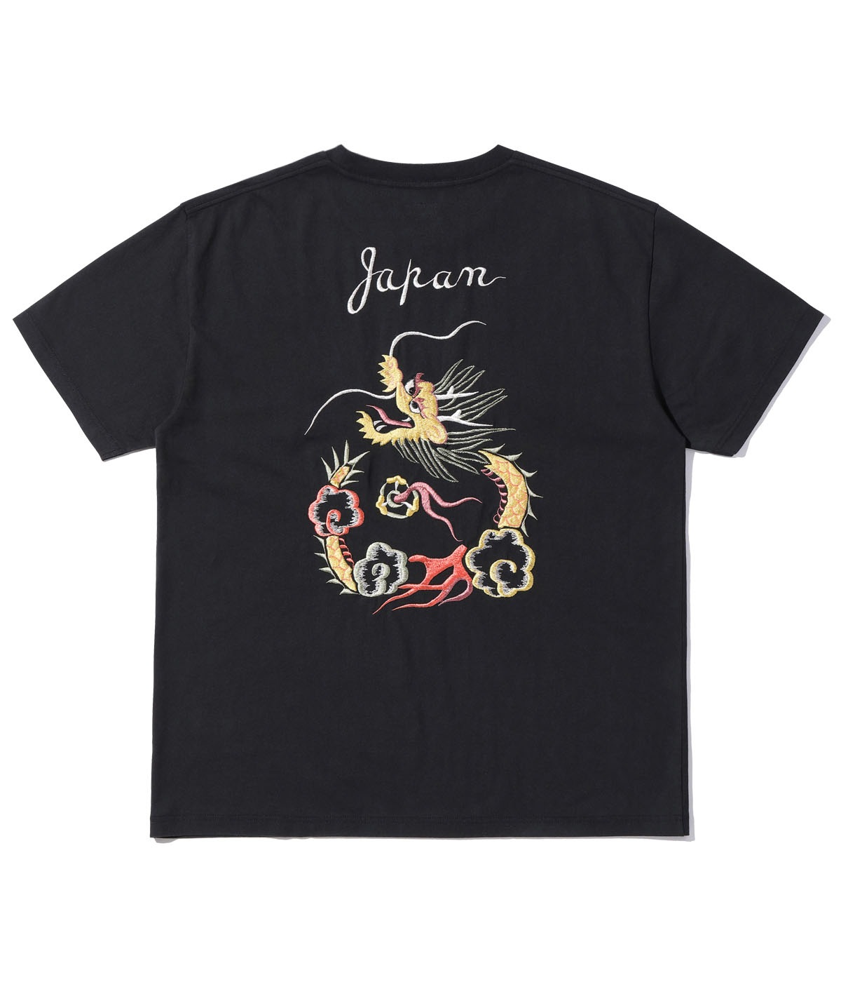 Lot No. TT79390 / SUKA T-SHIRT EMBROIDERED GOLD DRAGON