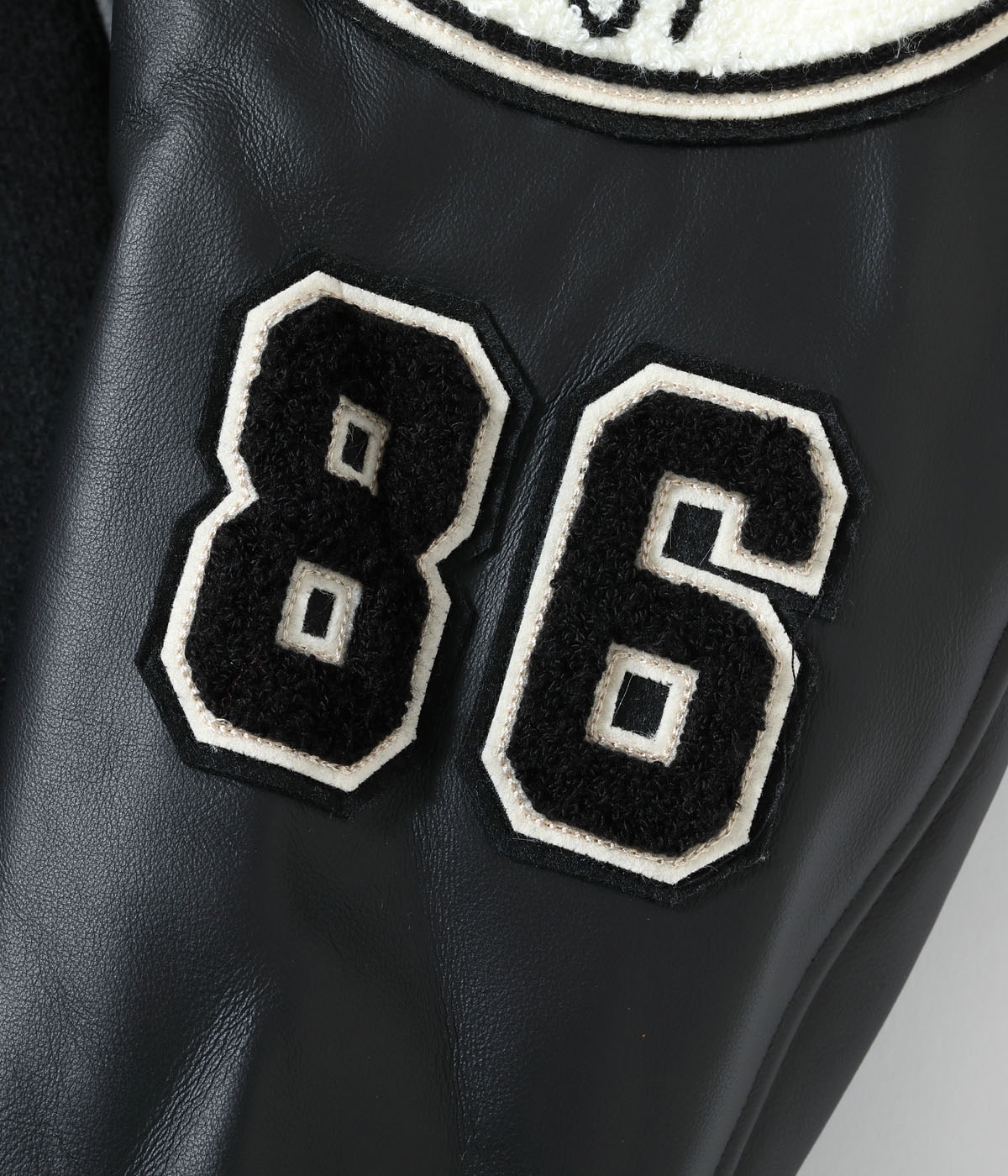 2025ǯ115 / Lot No. WV15783-119 / 30oz. WOOL MELTON AWARD JACKET BLUE PECKERS (BLACK)