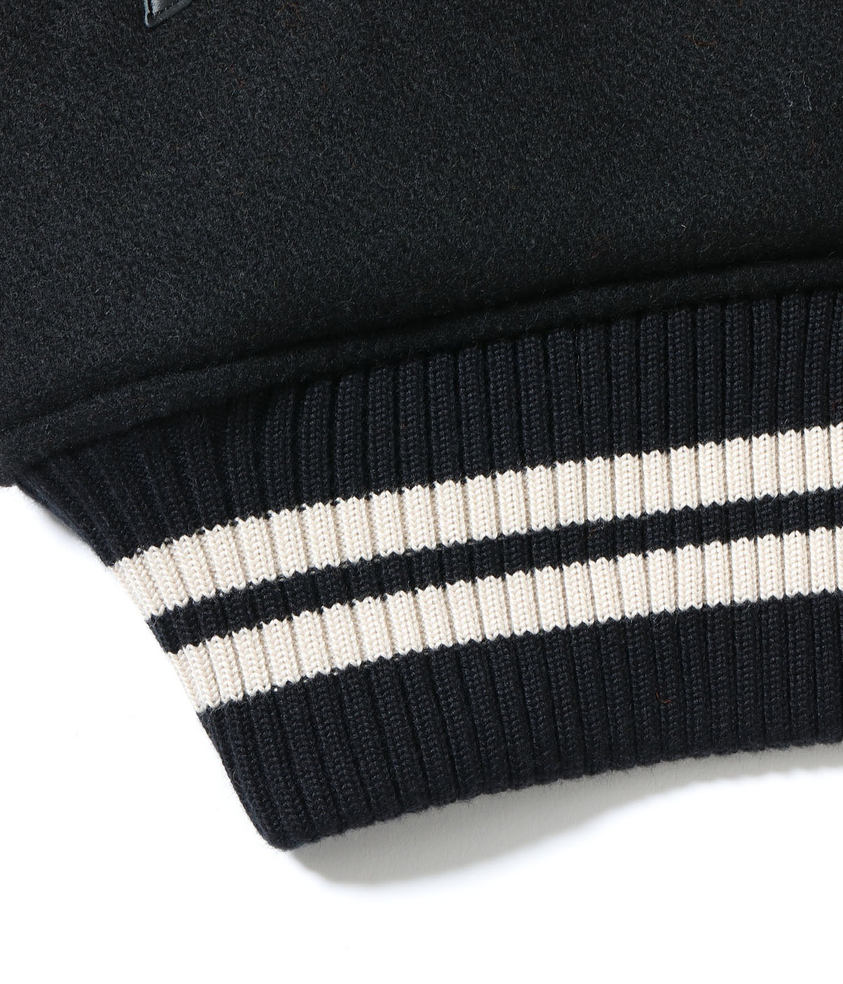 2025ǯ115 / Lot No. WV15783-119 / 30oz. WOOL MELTON AWARD JACKET BLUE PECKERS (BLACK)