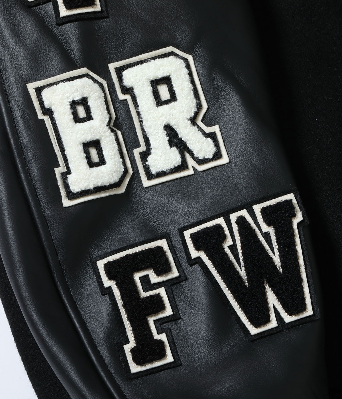 2025ǯ115 / Lot No. WV15783-119 / 30oz. WOOL MELTON AWARD JACKET BLUE PECKERS (BLACK)