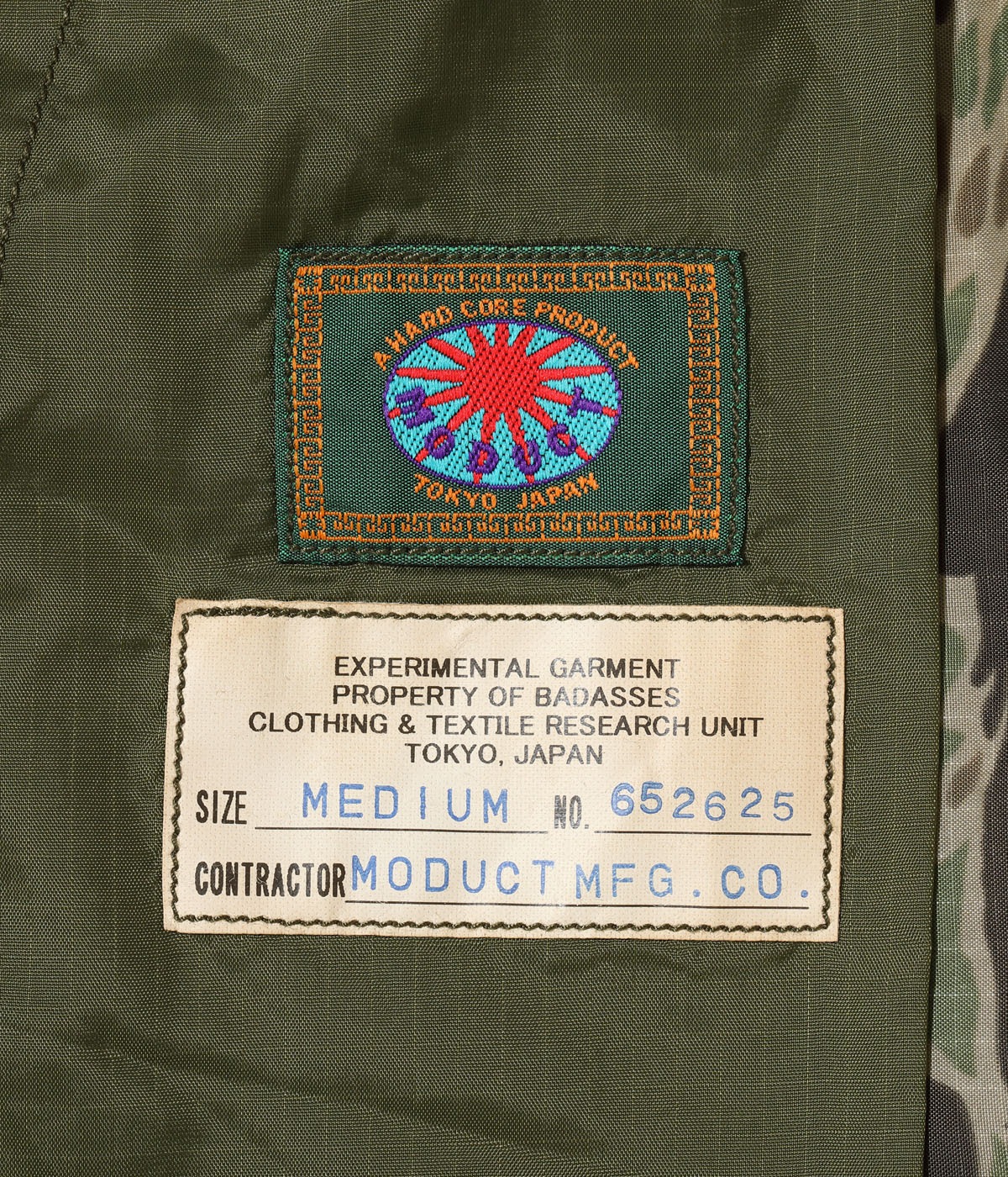 Lot No. MO52625 / TRANKS, RIP STOP , TIGER CAMOUFLAGE, GENERAL PORPOSE