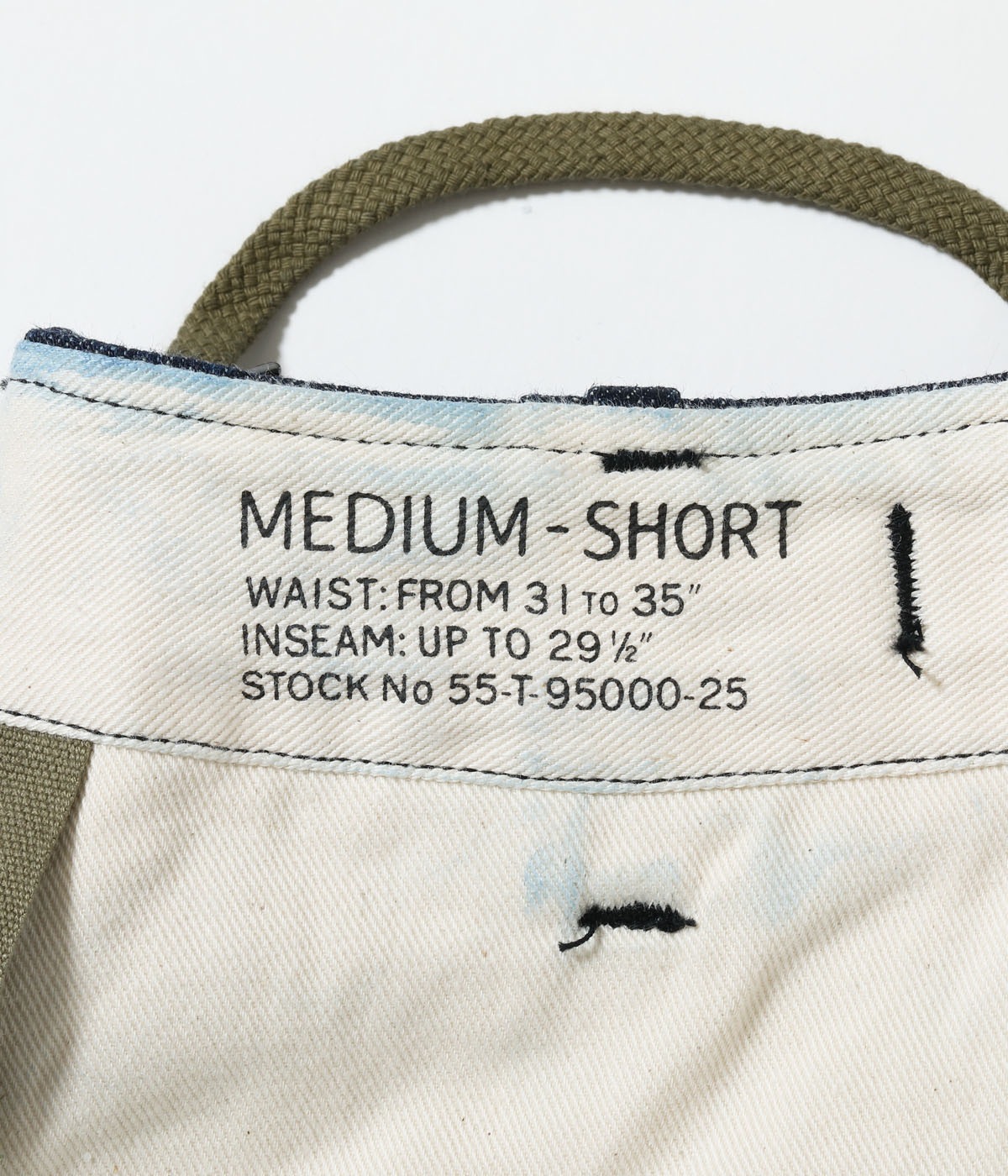 Lot No. BR52662 / TROUSERS, SHELL, FIELD, M-51 SHORTS DENIM CIVILIAN MODEL