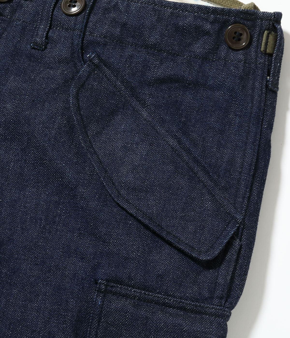 Lot No. BR52662 / TROUSERS, SHELL, FIELD, M-51 SHORTS DENIM CIVILIAN MODEL