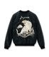Lot No. TT15973-219 / Mid 1950s Style Acetate Quilted Souvenir Jacket ��WHITE TIGER�� �� ��DUELLING DRAGONS��