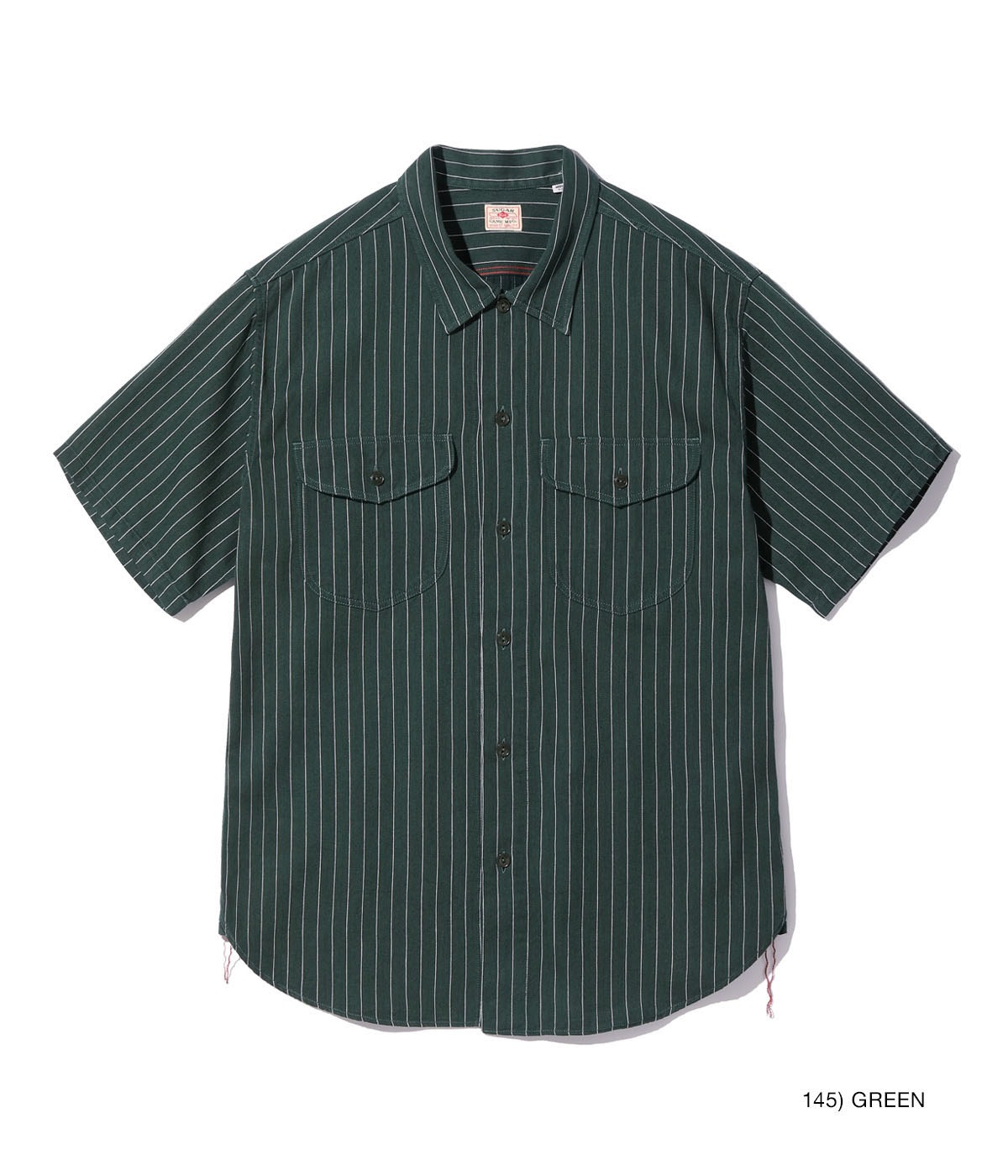 Lot No. SC38699 / COKE STRIPE WORK SHIRT (SHORT SLEEVE)