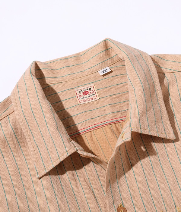 Lot No. SC38699 / COKE STRIPE WORK SHIRT (SHORT SLEEVE)