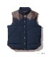 Lot No. SC15222 / LEATHER YOKE T/C DOWN VEST