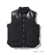 Lot No. SC15222 / LEATHER YOKE T/C DOWN VEST