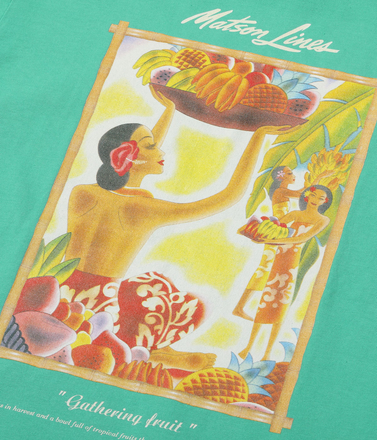 Lot No. SS79351 / SUNSURF PRINT T-SHIRTS GATHERING FRUIT
