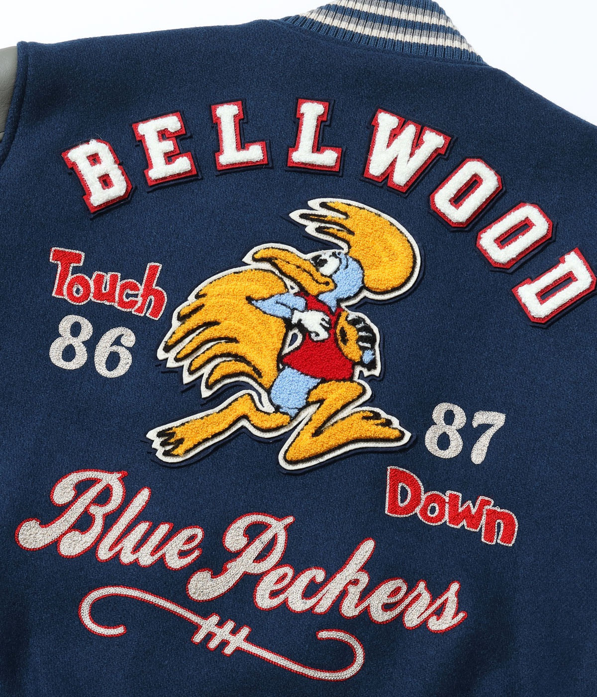 2025ǯ115 / Lot No. WV15783-128 / 30oz. WOOL MELTON AWARD JACKET BLUE PECKERS (NAVY)