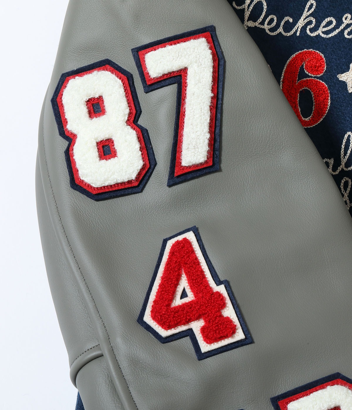 2025ǯ115 / Lot No. WV15783-128 / 30oz. WOOL MELTON AWARD JACKET BLUE PECKERS (NAVY)