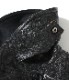 Lot No. BR80656 / WILLIAM GIBSON COLLECTION BLACK MACKINAW COAT BUFFALO HIDE