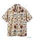Lot No. SS39696 / COTTON HERRINGBONE HAWAIIAN SHIRT ��INSIGNIA OF ARMY��