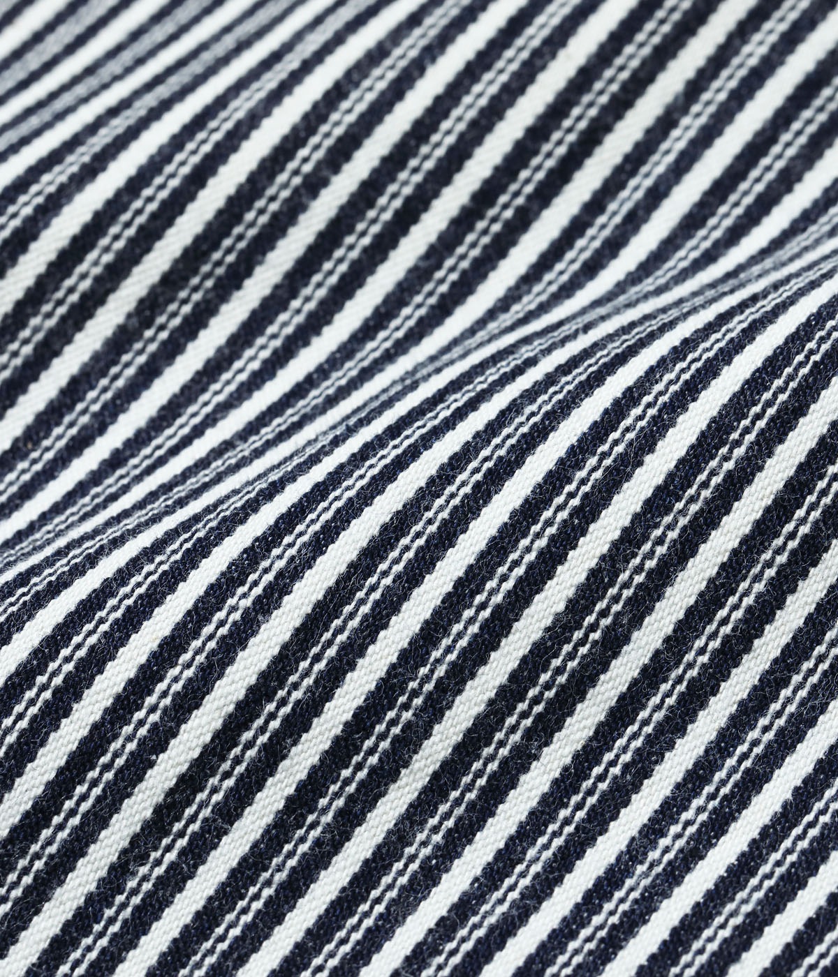 Lot No. SC52640 / FICTION ROMANCE 6oz. INDIGO STRIPE DOUBLE KNEE SHORTS