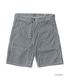 Lot No. SC52640 / FICTION ROMANCE 6oz. INDIGO STRIPE DOUBLE KNEE SHORTS